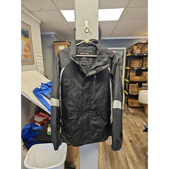 Free Texh Jacket Men Large Black Gray Color Block FCXtreme Parka Snow Ski - Picture 1 of 9